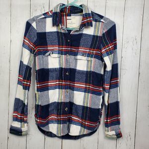 American Eagle Outfitters Plaid Women's XS Ahh-mazingly Soft Button Up Shirt